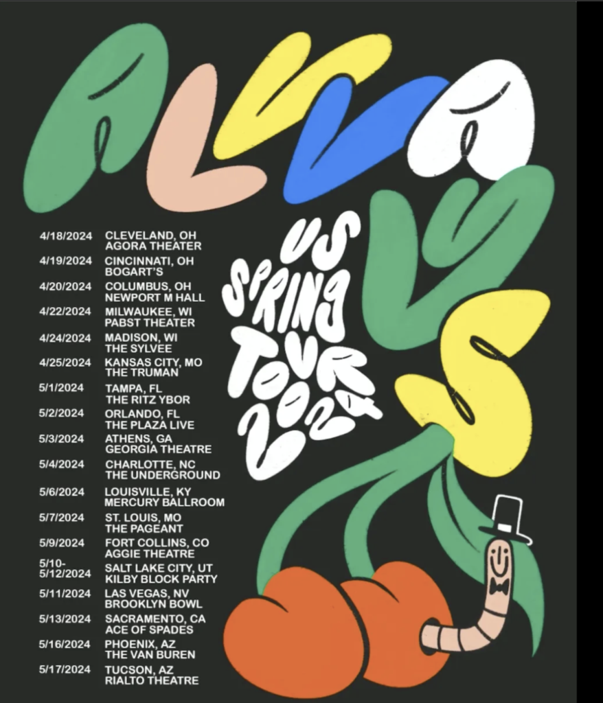 Alvvays Spring Tour, 2024. May 13th at Ace of Spades